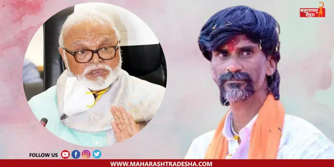 Manoj Jarange criticized Chhagan Bhujbal over Maratha reservation
