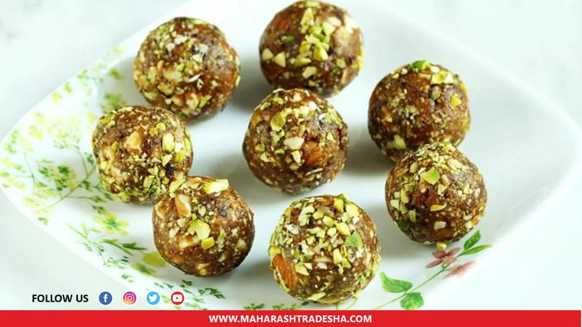 Feed children a dry fruit energy ball every day for good health